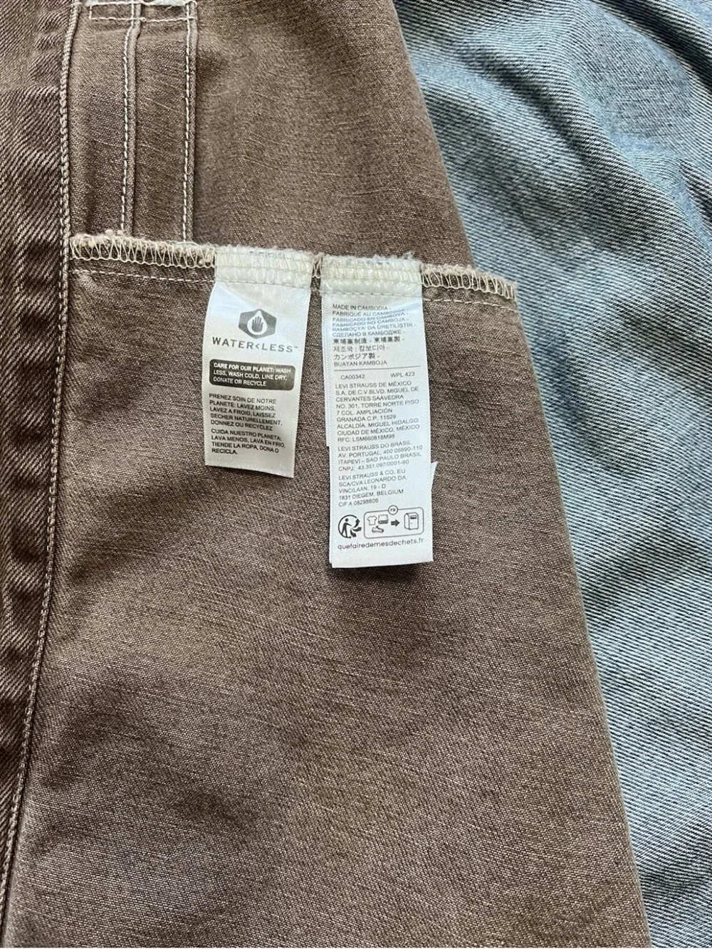Levi's Premium Men's Type I Relaxed Fit L Trucker Jacket  Champlain Colorblock - Picture 7 of 13
